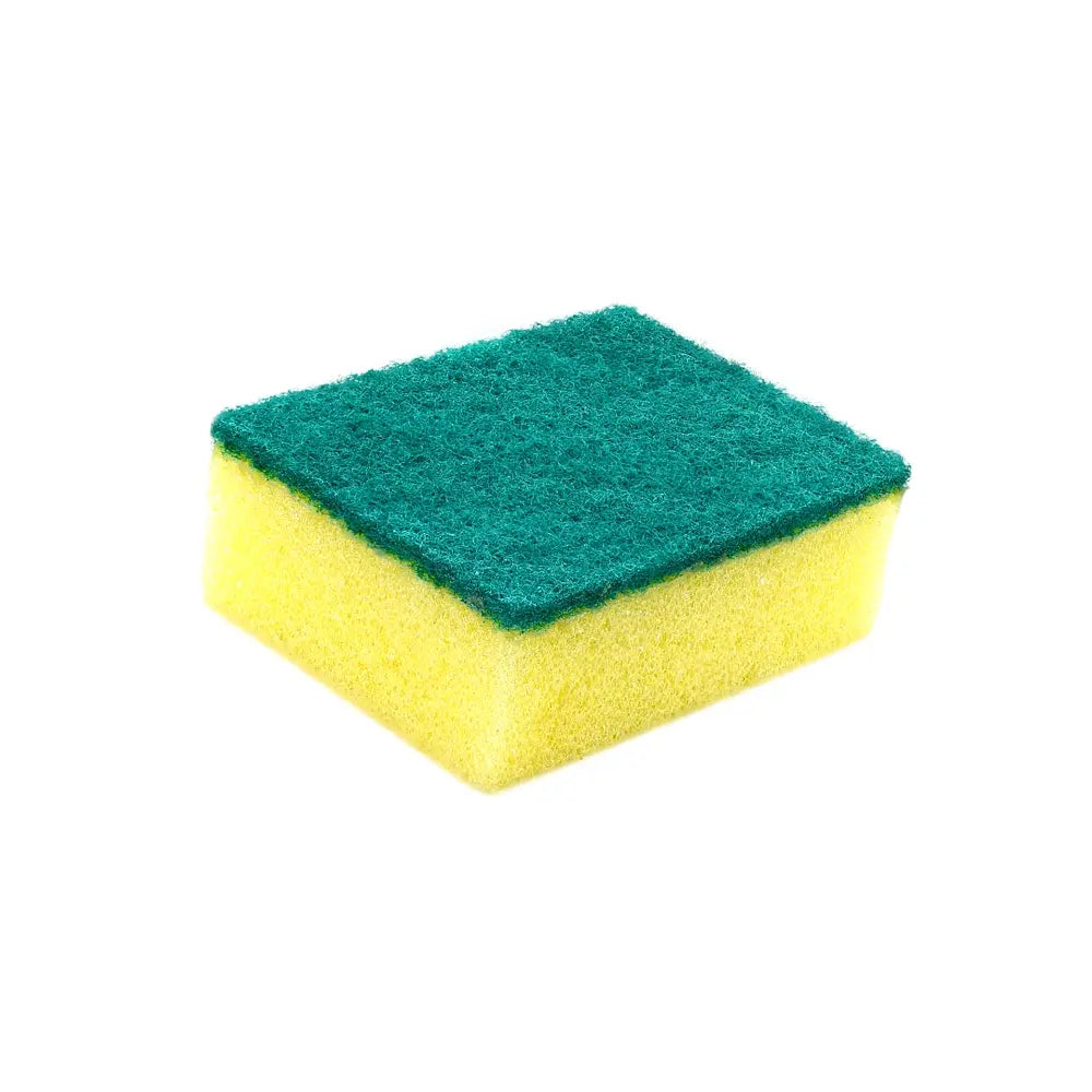ESPONJA VERDE Y AMARILLA 10 UNDS