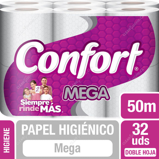 Papel Higienico Confort D/H 50MT 32UN